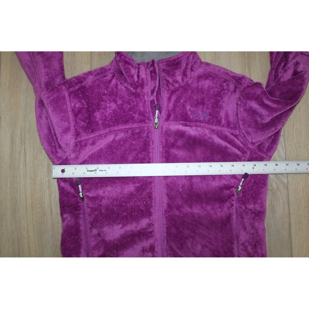 Mountain Hardwear Monkey Woman Fleece Jacket Purple Full Zip OL3866 Medium